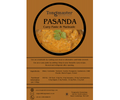Tongmaster Pasanda Curry Paste & Marinade - 200g